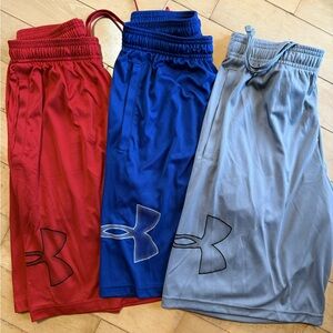 Under Armour Men’s Shorts - Red, Blue, Gray